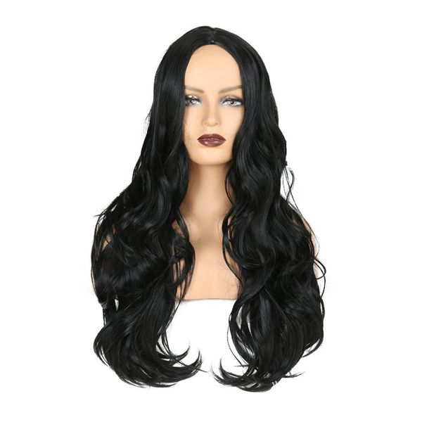 human hair wigs 26 inches 66cm long black curly hairs with large waves and natural fluffy high temperature silk
human hair wigs 26 inches 66cm long black curly hairs with large waves and natural fluffy high temperature silk
