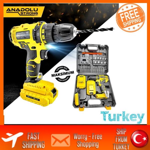professiona electric drills 24v shockless dual cordless li-ion battery screwdriver
professiona electric drills 24v shockless dual cordless li-ion battery screwdriver
