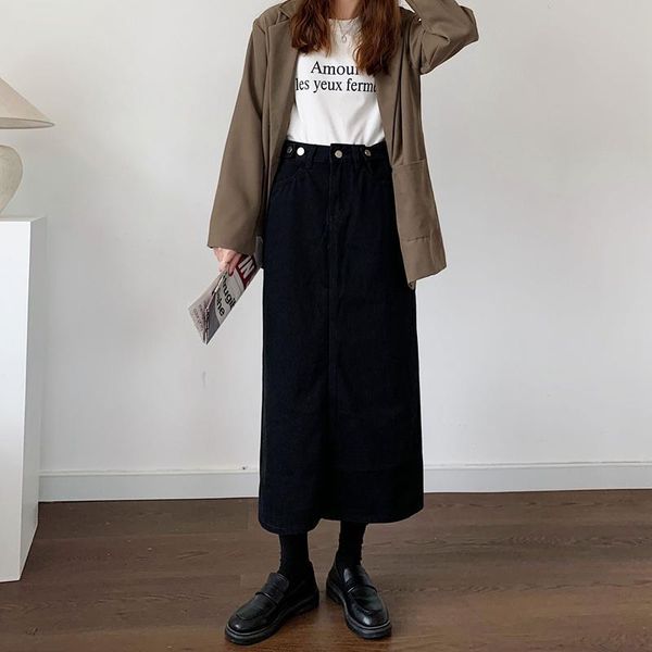 Skirts Skirt Spring Summer Women Vintage Denim Midi Wrap High Waist Sheath Jeans HQA0, Black
Skirts Skirt Spring Summer Women Vintage Denim Midi Wrap High Waist Sheath Jeans HQA0, Black