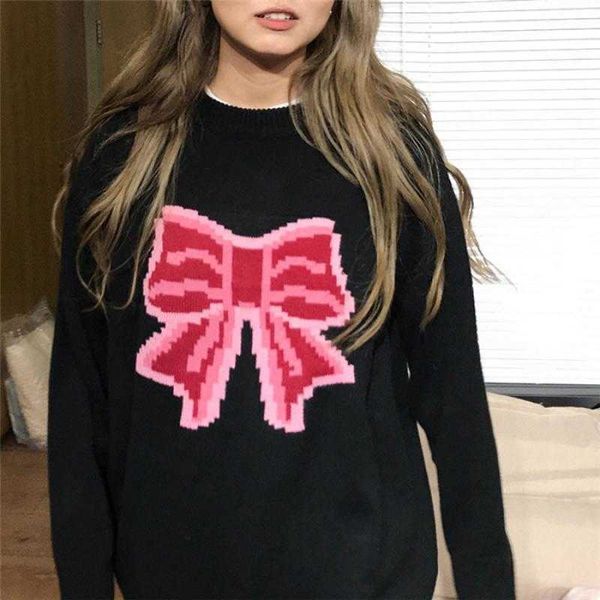 women's sweaters runway fall loose pullover pink big bow embroidery love sweater black sweet women winter fashion elegant clothes 3sxq, White;black
women's sweaters runway fall loose pullover pink big bow embroidery love sweater black sweet women winter fashion elegant clothes 3sxq, White;black