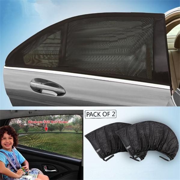 car sunshade 2pcs sun visor rear side window shade mesh fabric cover shield uv protector black auto curtain
car sunshade 2pcs sun visor rear side window shade mesh fabric cover shield uv protector black auto curtain