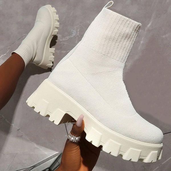 boots women platform sock ankle 2021 fashion trend autumn ladies mesh breathable female mid heels woman comfort shoes, Black
boots women platform sock ankle 2021 fashion trend autumn ladies mesh breathable female mid heels woman comfort shoes, Black