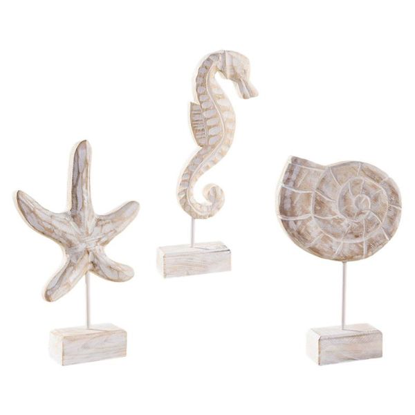 set/3pcs wooden conch decor seahorse star tableadornment novelty items
set/3pcs wooden conch decor seahorse star tableadornment novelty items