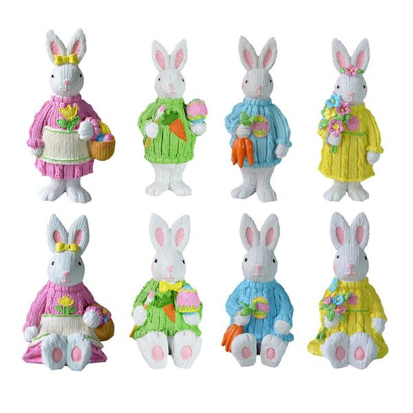 cute easter resin miniature ornament craft hare animal figurines desk decor for home kids creative gifts party favor
cute easter resin miniature ornament craft hare animal figurines desk decor for home kids creative gifts party favor