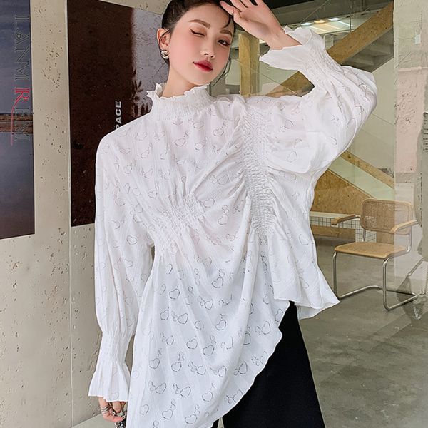 women heart printed irregular shirts turtleneck long sleeve shirt loose fit lady fashion tide summer 2h103 210507, White
women heart printed irregular shirts turtleneck long sleeve shirt loose fit lady fashion tide summer 2h103 210507, White