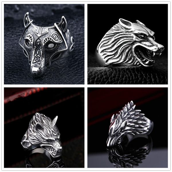 designer rings popular many kinds retro stainless steel wolf head ring gothic personality animal, Golden;silver
designer rings popular many kinds retro stainless steel wolf head ring gothic personality animal, Golden;silver