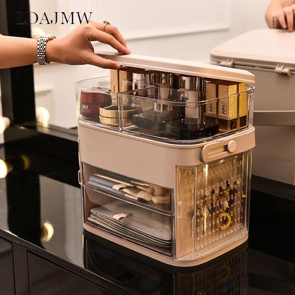 flip type portable and withdrawable multifunctional cosmetic storage box. skin care jewelry deskorganization boxes & bins
flip type portable and withdrawable multifunctional cosmetic storage box. skin care jewelry deskorganization boxes & bins
