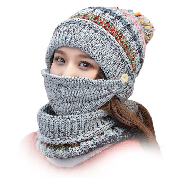 3 in 1 outdoor sports knitted circle scarf fashion warm skiing with pompom elastic thick women winter hat soft face cover casual, Blue;gray
3 in 1 outdoor sports knitted circle scarf fashion warm skiing with pompom elastic thick women winter hat soft face cover casual, Blue;gray