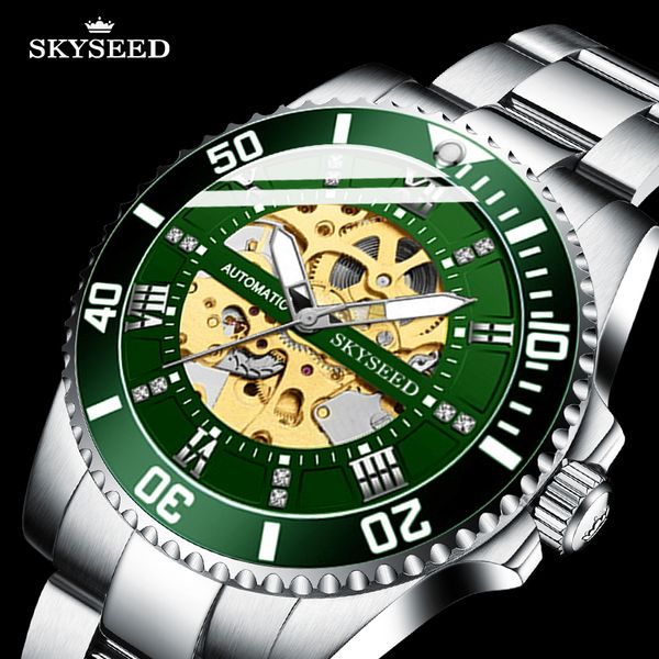 td6004 watches tiandai hollow luminous diamond surface sports fashion waterproof mechanical watch, Slivery;brown
td6004 watches tiandai hollow luminous diamond surface sports fashion waterproof mechanical watch, Slivery;brown