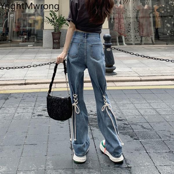 women's jeans korean fashion back eyelet lace-up string tie bow high waist denim pant trouser summer fall boyfriend streetwear slim, Blue
women's jeans korean fashion back eyelet lace-up string tie bow high waist denim pant trouser summer fall boyfriend streetwear slim, Blue