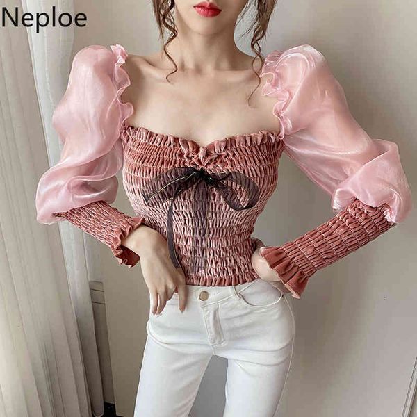 neploe blouse women temperament retro square collar ruffles bow shirt spring all-match blusas mujer slim fit velvet 210422, White
neploe blouse women temperament retro square collar ruffles bow shirt spring all-match blusas mujer slim fit velvet 210422, White