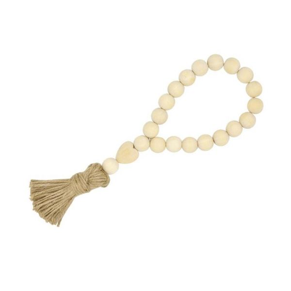 decorative objects & figurines wooden beads garland with jute tassels rustic heart wall hanging decor home crafts
decorative objects & figurines wooden beads garland with jute tassels rustic heart wall hanging decor home crafts