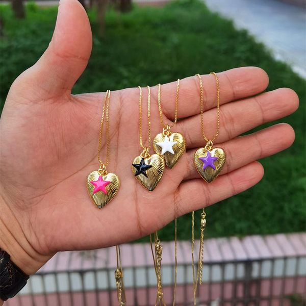 pendant necklaces heart necklace charms drop star as wedding gift for woman jewelry, Silver
pendant necklaces heart necklace charms drop star as wedding gift for woman jewelry, Silver