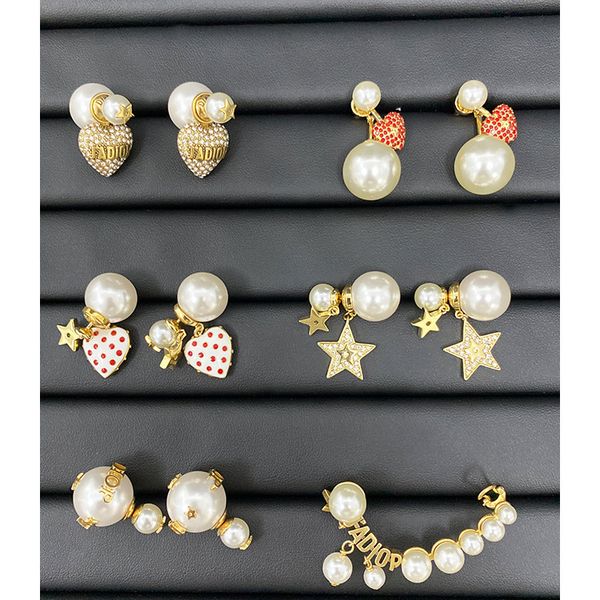 design jewelry earrings letter women's pearl love high version earrings, Golden
design jewelry earrings letter women's pearl love high version earrings, Golden