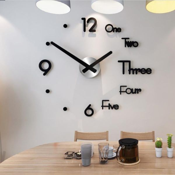 acrylic wall clock modern design diy removable 3d mirror sticker home living room bedroom decoration clocks
acrylic wall clock modern design diy removable 3d mirror sticker home living room bedroom decoration clocks