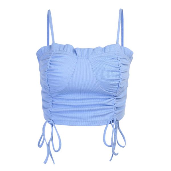 paris girl fashionable tank chest pleated drawstring vest femmel solid color streetwear slim crop women 210524, White
paris girl fashionable tank chest pleated drawstring vest femmel solid color streetwear slim crop women 210524, White