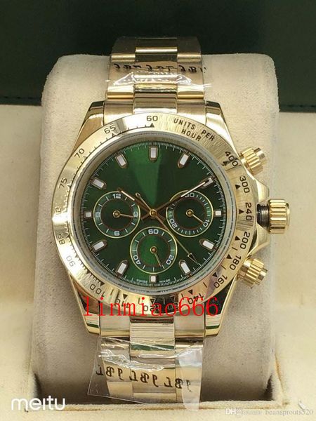 2021 sale male high-quality luxury watches, automatic movement casual sports , gold stainless steel green dial,, Slivery;brown
2021 sale male high-quality luxury watches, automatic movement casual sports , gold stainless steel green dial,, Slivery;brown