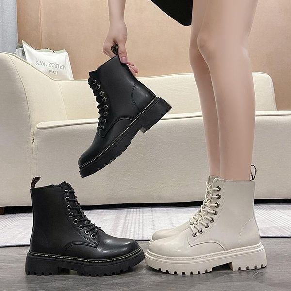 dress shoes british boots women's fall / winter 2021 student side zipper short thick soled children, Black
dress shoes british boots women's fall / winter 2021 student side zipper short thick soled children, Black