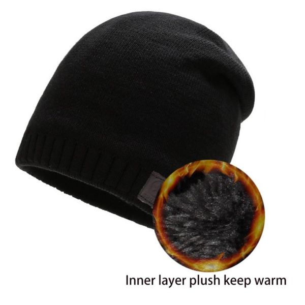 men women beanie winter hats caps knitted wool cap casual plush lining hip-hop skullies beanies warm hat cycling & masks, Black
men women beanie winter hats caps knitted wool cap casual plush lining hip-hop skullies beanies warm hat cycling & masks, Black