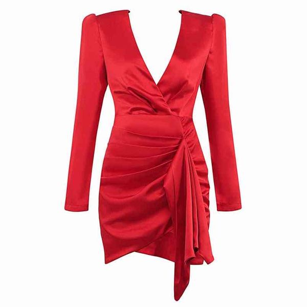 women dress mini bodycon es long sleeve red v neck party club celebrity autumn 210515, Black;gray
women dress mini bodycon es long sleeve red v neck party club celebrity autumn 210515, Black;gray
