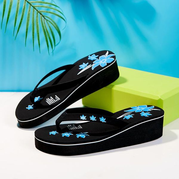 slippers four seasons lndoor leisure flip-flops flowers comfortable slope heels women's outer wear, Black
slippers four seasons lndoor leisure flip-flops flowers comfortable slope heels women's outer wear, Black