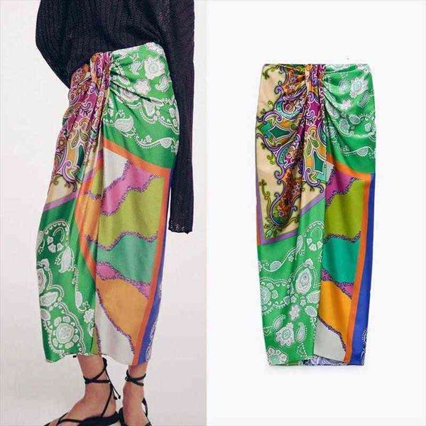 summer print knotted za chic women skirts pleated patchwork high waist midi fashion vintage knot hem slit woman skirt, Black
summer print knotted za chic women skirts pleated patchwork high waist midi fashion vintage knot hem slit woman skirt, Black