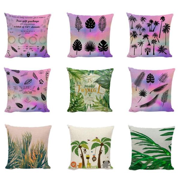 tropical rainforest plant cushion cover coconut tree monstera printed home decorative cute office throw pillow case cushion/dec
tropical rainforest plant cushion cover coconut tree monstera printed home decorative cute office throw pillow case cushion/dec