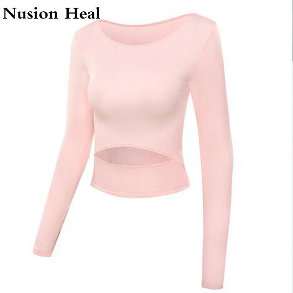 women gym white yoga crop yoga shirts long sleeve workout fitness running sport t-shirts training yoga sportswear sexy
women gym white yoga crop yoga shirts long sleeve workout fitness running sport t-shirts training yoga sportswear sexy