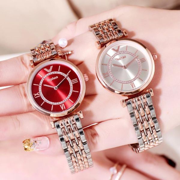 wristwatches fashion women watches 2021 luxury diamond ladies wrist for bracelet watch set stainless steel waterproof clock, Slivery;brown
wristwatches fashion women watches 2021 luxury diamond ladies wrist for bracelet watch set stainless steel waterproof clock, Slivery;brown