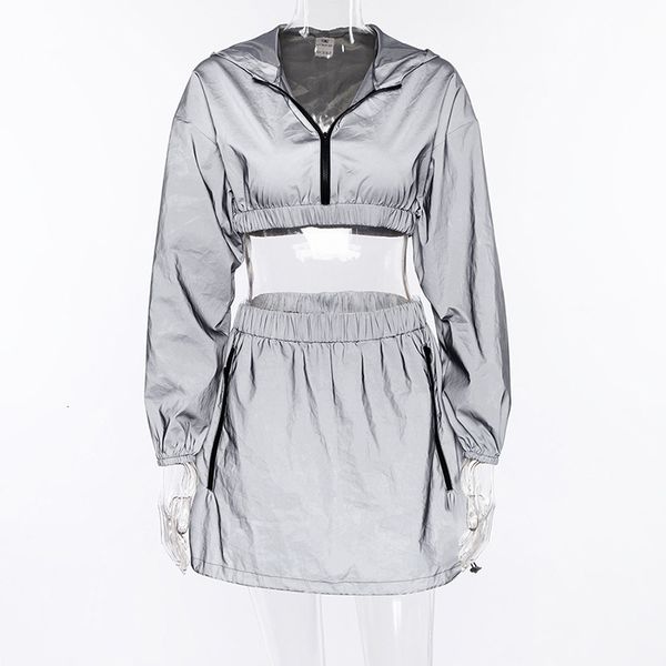 women's tracksuits autumn and winter hooded open-neck short long-sleeved jacket elastic waist skirt set two-piece s-l 2at4, Gray
women's tracksuits autumn and winter hooded open-neck short long-sleeved jacket elastic waist skirt set two-piece s-l 2at4, Gray