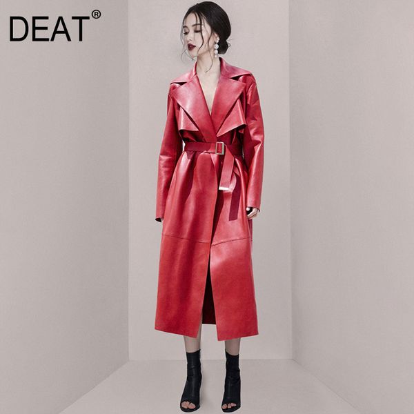 {deat} women red patchwork belt trench turn-down collar long sleeve loose fit windbreaker fashion tide summer 7 e0158 210421, Tan;black
{deat} women red patchwork belt trench turn-down collar long sleeve loose fit windbreaker fashion tide summer 7 e0158 210421, Tan;black