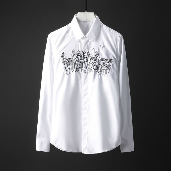 tee polo shirt luxury chest embroidered men fashion solid color long sleeve mens plus size 4xl slim fit man, White;black
tee polo shirt luxury chest embroidered men fashion solid color long sleeve mens plus size 4xl slim fit man, White;black