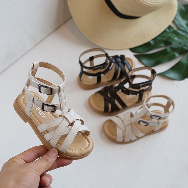 sandals summer toddler girl's sandal leather ankle gladiator for baby girls princess soft anti slip casual kids girl beach shoes, Black;red
sandals summer toddler girl's sandal leather ankle gladiator for baby girls princess soft anti slip casual kids girl beach shoes, Black;red