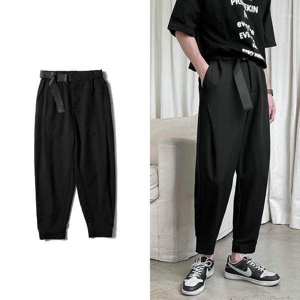 men's pants 2021 black solid color straight harem korean man loose ankle-length harajuku streetwear woman fashion casual
men's pants 2021 black solid color straight harem korean man loose ankle-length harajuku streetwear woman fashion casual