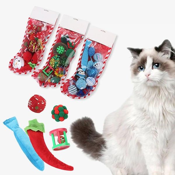 cat toys for cats christmas combination set soft plush bells squeak pe sock packing toy goods pets accessories
cat toys for cats christmas combination set soft plush bells squeak pe sock packing toy goods pets accessories
