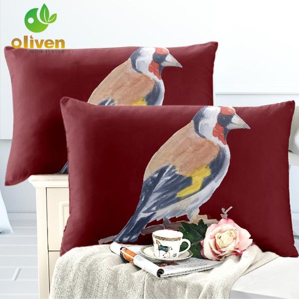 pillow case simple bird painting pillowcase animal print cover king queen soft bedclothes p15
pillow case simple bird painting pillowcase animal print cover king queen soft bedclothes p15