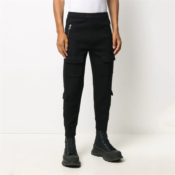 custom plus size style cargo pants slim-fit small foot hipster handsome fashion casual nine - minute men's, Black
custom plus size style cargo pants slim-fit small foot hipster handsome fashion casual nine - minute men's, Black