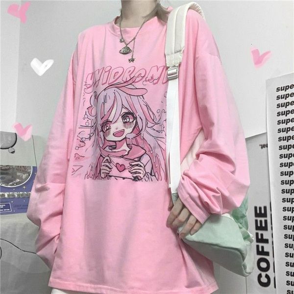 tees women's t-shirtlong sleeve t-shirt female autumn 2021 student korean loose and versatile ins lovely girl cartoon pink top, White
tees women's t-shirtlong sleeve t-shirt female autumn 2021 student korean loose and versatile ins lovely girl cartoon pink top, White