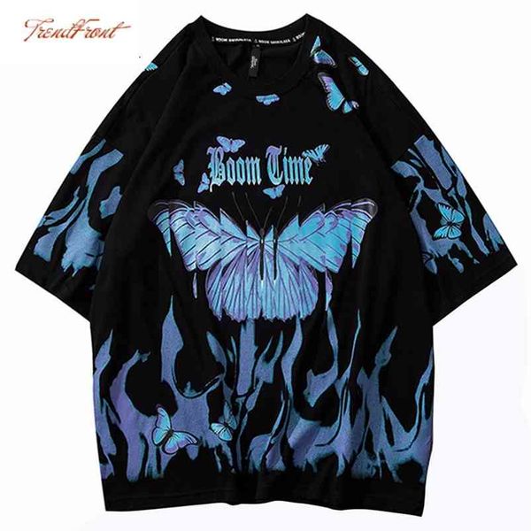 mens hip hop t shirts blue fire flame butterfly streetwear tshirt harajuku summer short sleeve t-shirt cotton tees 210726, White;black
mens hip hop t shirts blue fire flame butterfly streetwear tshirt harajuku summer short sleeve t-shirt cotton tees 210726, White;black