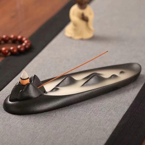 fragrance lamps black ceramic backflow incense burner stick censer ornaments sandalwood mountain flowing water zen indoor craft
fragrance lamps black ceramic backflow incense burner stick censer ornaments sandalwood mountain flowing water zen indoor craft
