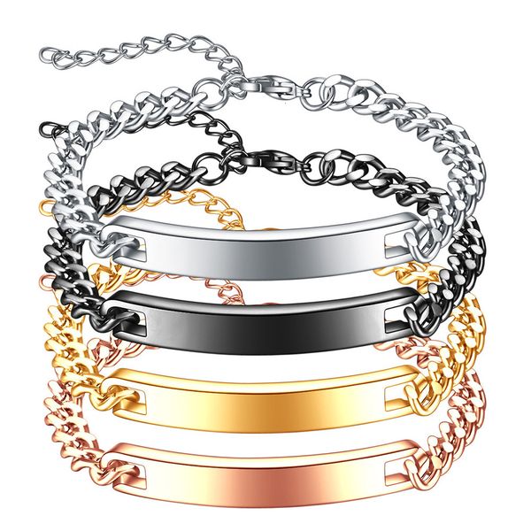 bracelet stainless steel curved lovers titanium simplified smooth oval, Golden;silver
bracelet stainless steel curved lovers titanium simplified smooth oval, Golden;silver