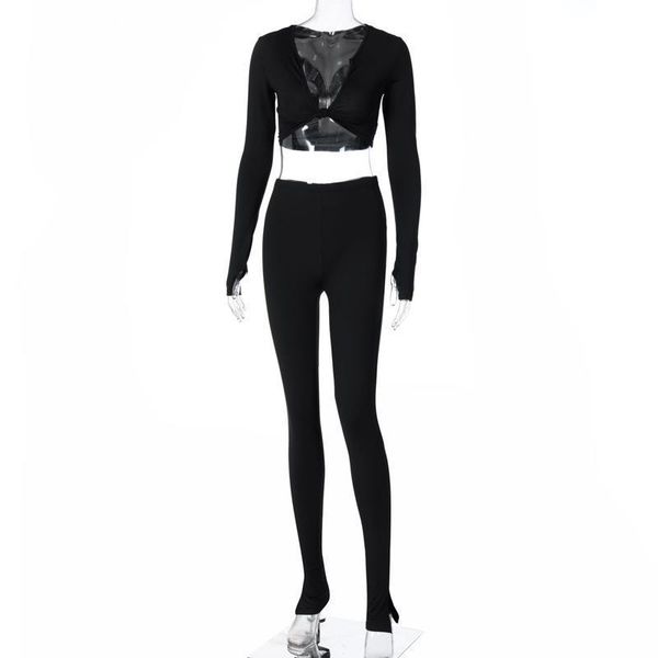 sporty casual solid fitness two women tracksuits piece sets long sleeve v neck workout wrapped tracksuit crop ankle length, Gray
sporty casual solid fitness two women tracksuits piece sets long sleeve v neck workout wrapped tracksuit crop ankle length, Gray