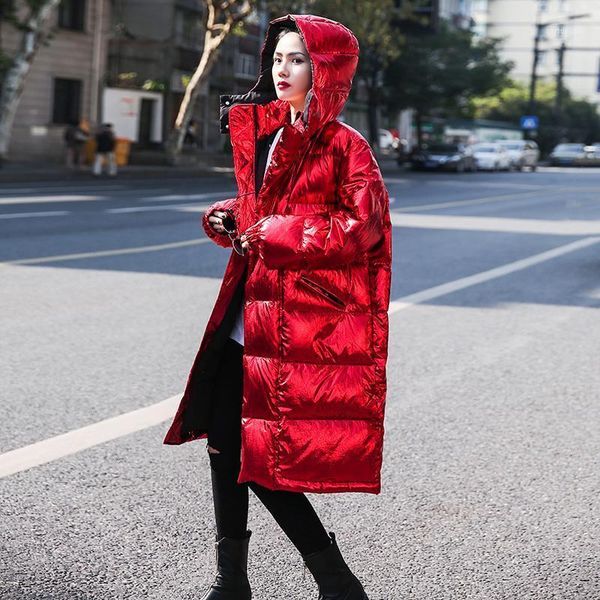 women's down & parkas thick parka coat red mid-long winter jacket women hood plus size female 2021 lady overcoat outerwear korean puffe, Black
women's down & parkas thick parka coat red mid-long winter jacket women hood plus size female 2021 lady overcoat outerwear korean puffe, Black