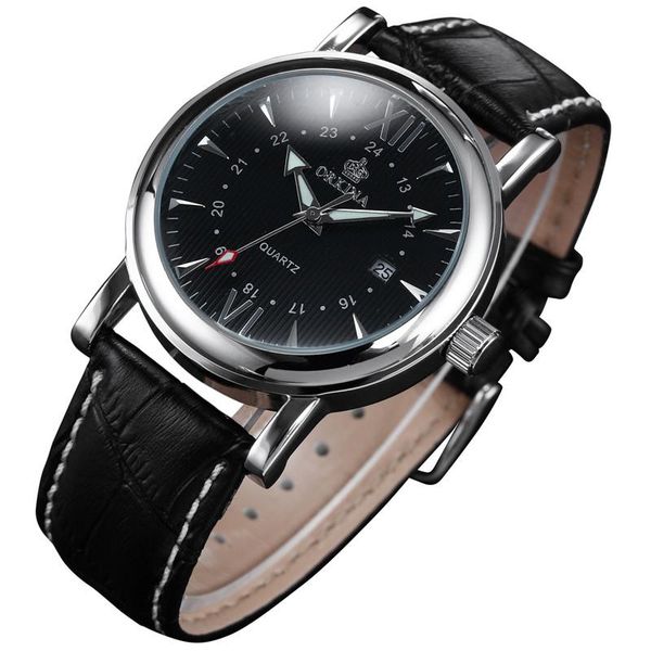 wristwatches mg. orkina japan movement black strap silver-tone luminous hour hands automatico date display wristwatch mens reloj de hombre, Slivery;brown
wristwatches mg. orkina japan movement black strap silver-tone luminous hour hands automatico date display wristwatch mens reloj de hombre, Slivery;brown