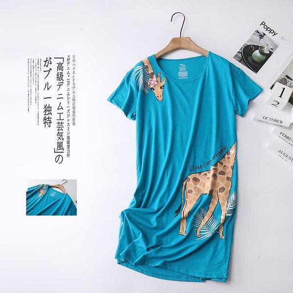 casual dresses ladies loose large size sleep cartoon giraffe printed summer new comfort cotton short sleeve homewear wear 00wq, Black;gray
casual dresses ladies loose large size sleep cartoon giraffe printed summer new comfort cotton short sleeve homewear wear 00wq, Black;gray