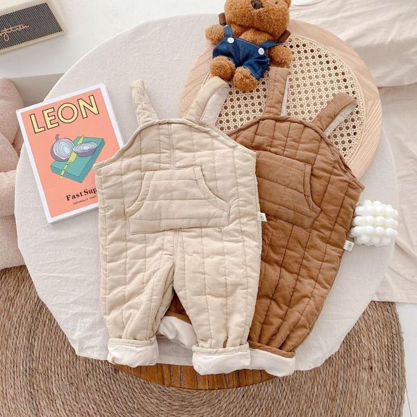 jumpsuits wlg boys girls winter clothes kids velvet thick beige khaki overalls baby warm casual trousers for 1-5 years, Blue
jumpsuits wlg boys girls winter clothes kids velvet thick beige khaki overalls baby warm casual trousers for 1-5 years, Blue