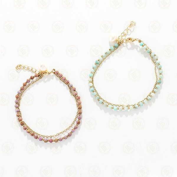 beaded, strands one gold plated brass beaded bracelet (be1130), Black 
beaded, strands one gold plated brass beaded bracelet (be1130), Black
