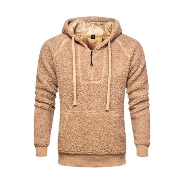 men's hoodies & sweatshirts fashion plus size men solid lamb plush warm hooded sweater pullover large capacity pocket men's clothin, Black
men's hoodies & sweatshirts fashion plus size men solid lamb plush warm hooded sweater pullover large capacity pocket men's clothin, Black