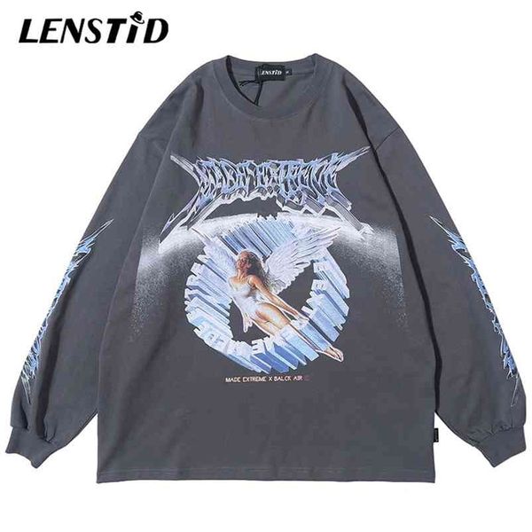 lenstid men hip hop streetwear angel print t shirt harajuku oversize tshirts long sleeve fashion large t-shirt cotton tees 210409, White;black
lenstid men hip hop streetwear angel print t shirt harajuku oversize tshirts long sleeve fashion large t-shirt cotton tees 210409, White;black
