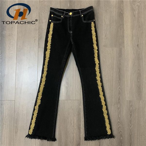women's pants & capris 12.27 2021 women heavy industry embroidery tassels mid waist flare jeans long, Black;white
women's pants & capris 12.27 2021 women heavy industry embroidery tassels mid waist flare jeans long, Black;white